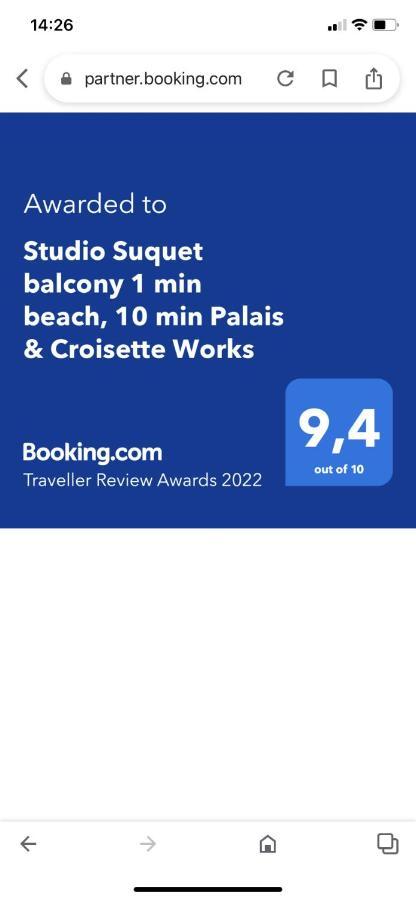 Appartamento Suquet Balcony 1 Min Beach, 10 Min Palais & Croisette Works